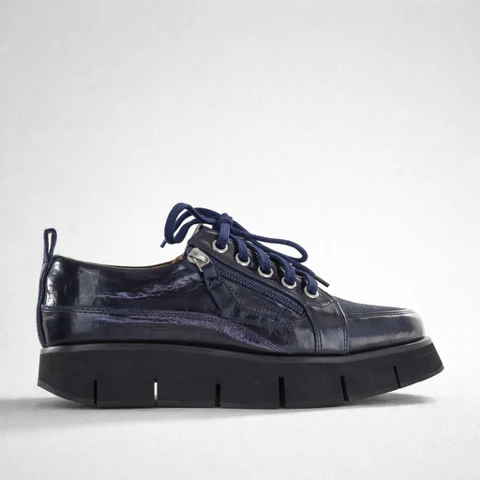 ALFIE & EVIE BINDI NAVY PATENT