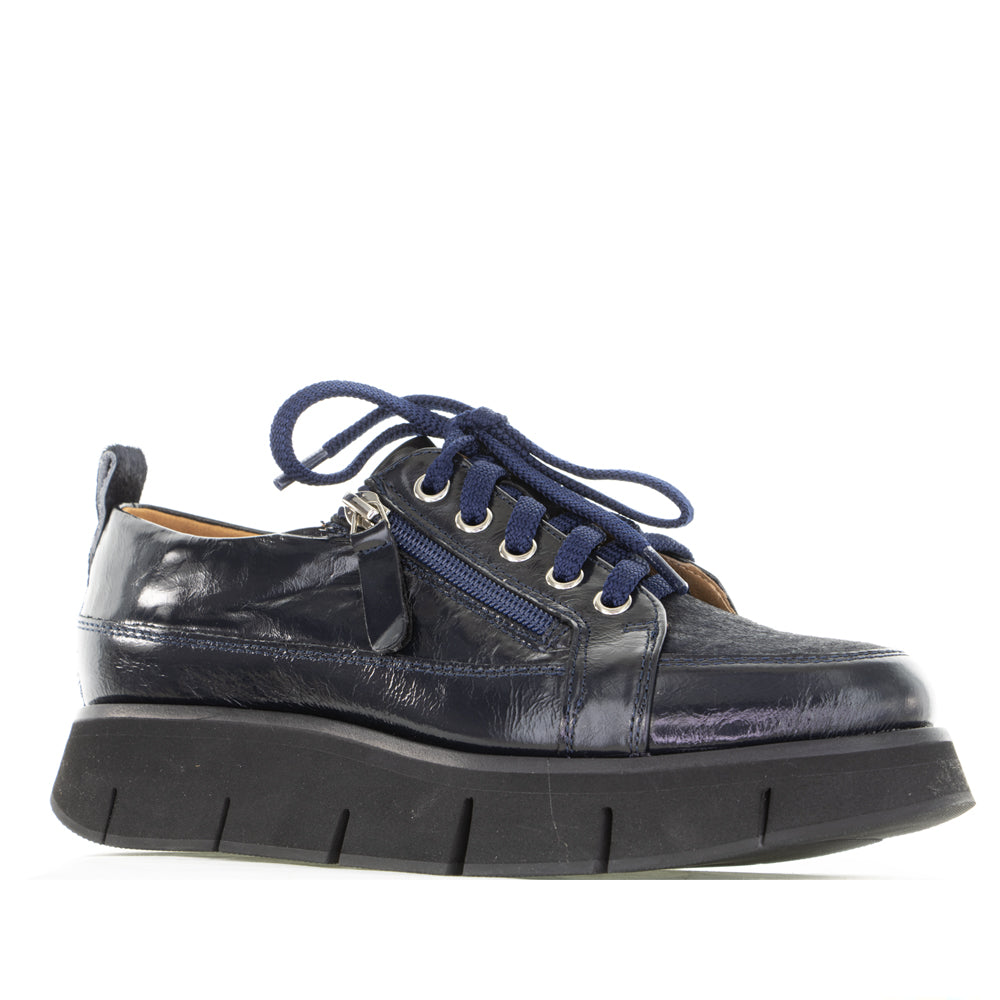 ALFIE & EVIE BINDI NAVY PATENT - Image 2