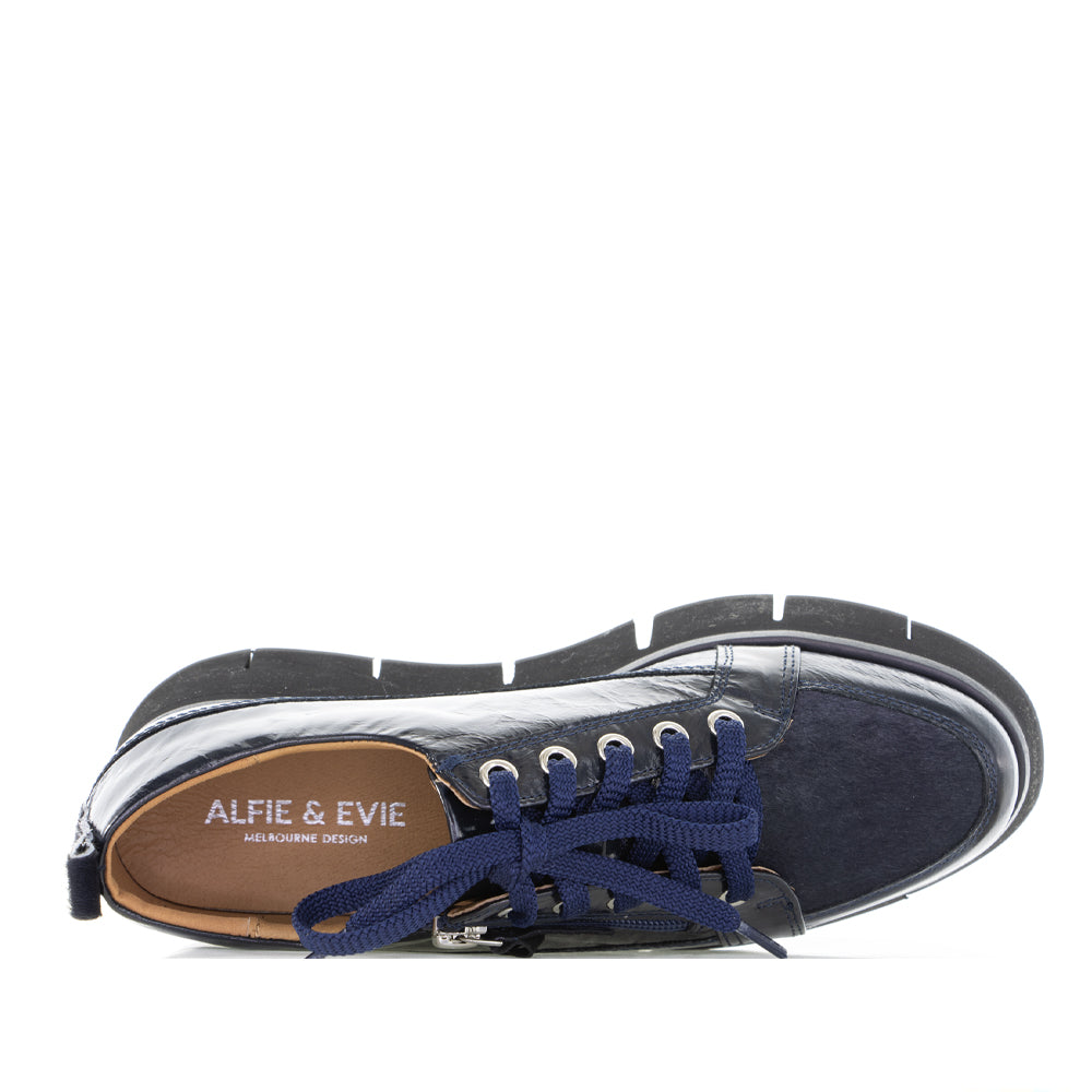 ALFIE & EVIE BINDI NAVY PATENT - Image 5
