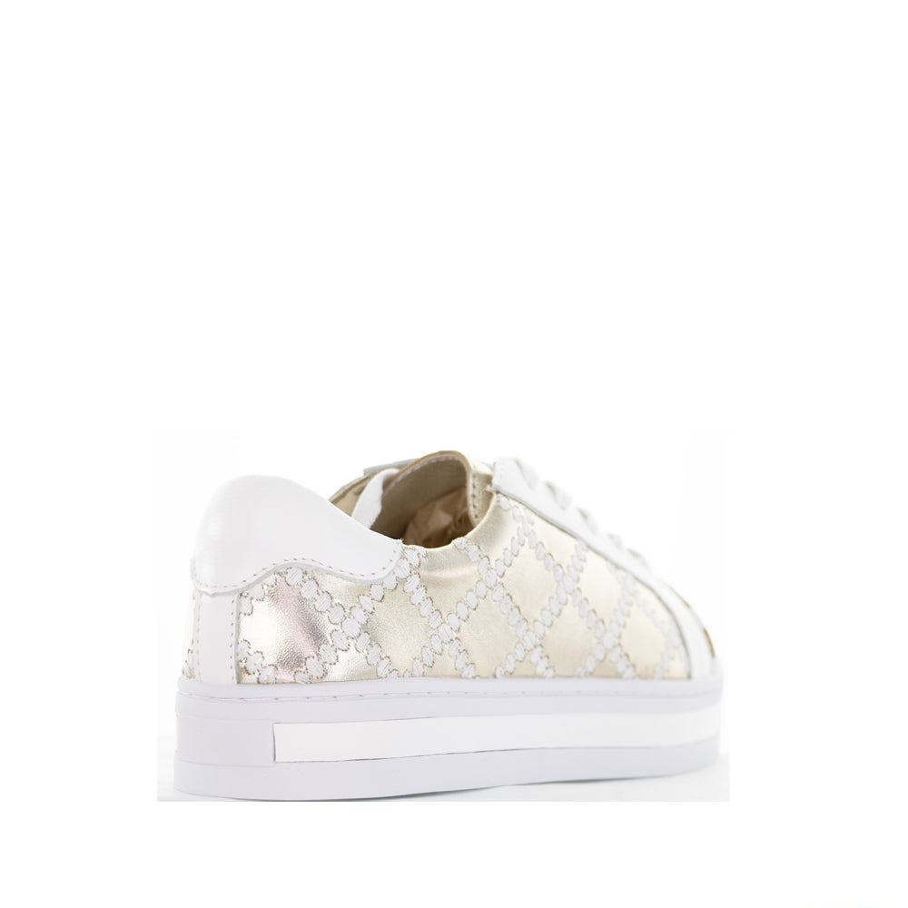 ALFIE & EVIE PLEAT WHITE GOLD - Image 3