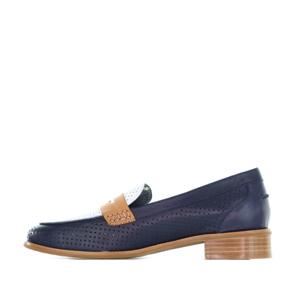BRESLEY AFRICA NAVY WHITE TAN - Image 5