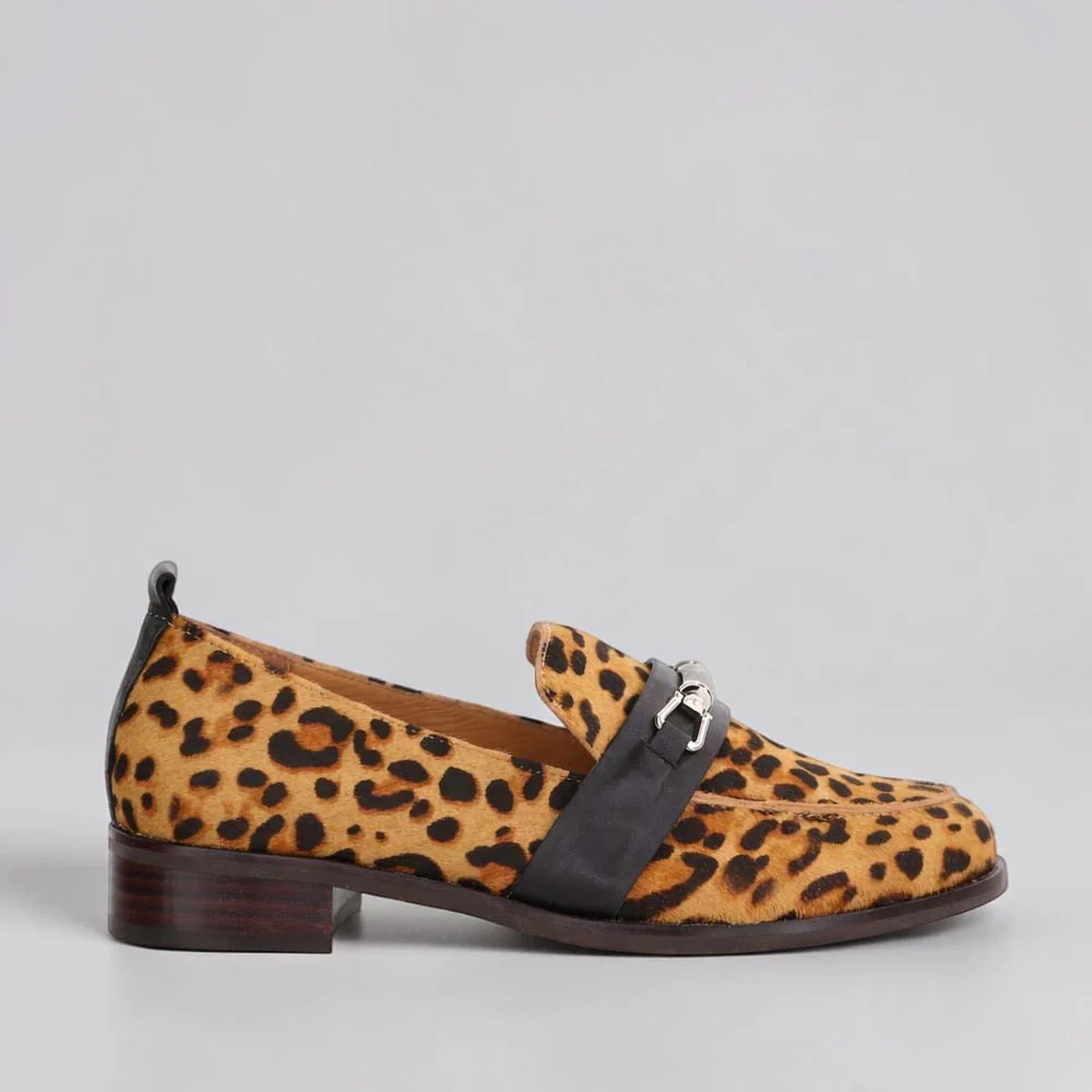 BRESLEY ALLIE LEOPARD BLACK - Image 2