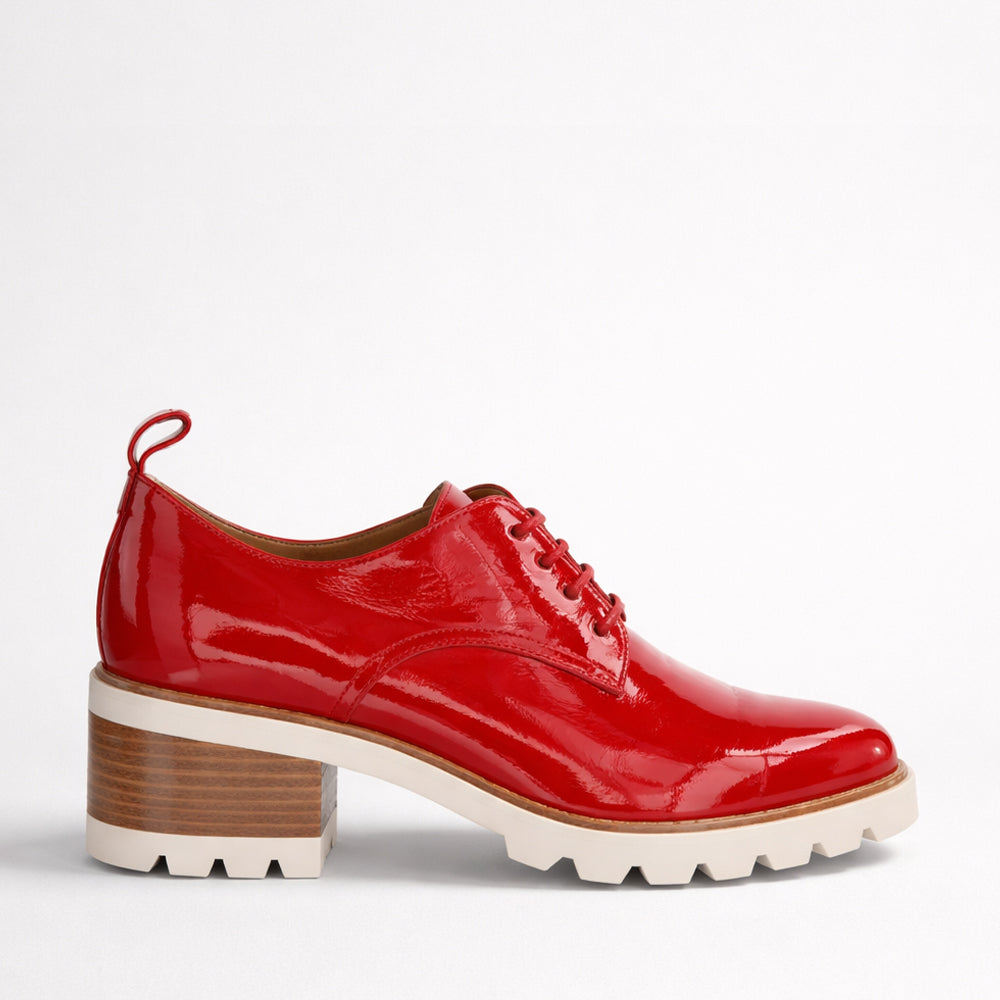 BRESLEY DAYA RED CRINKLE PAT - Image 2