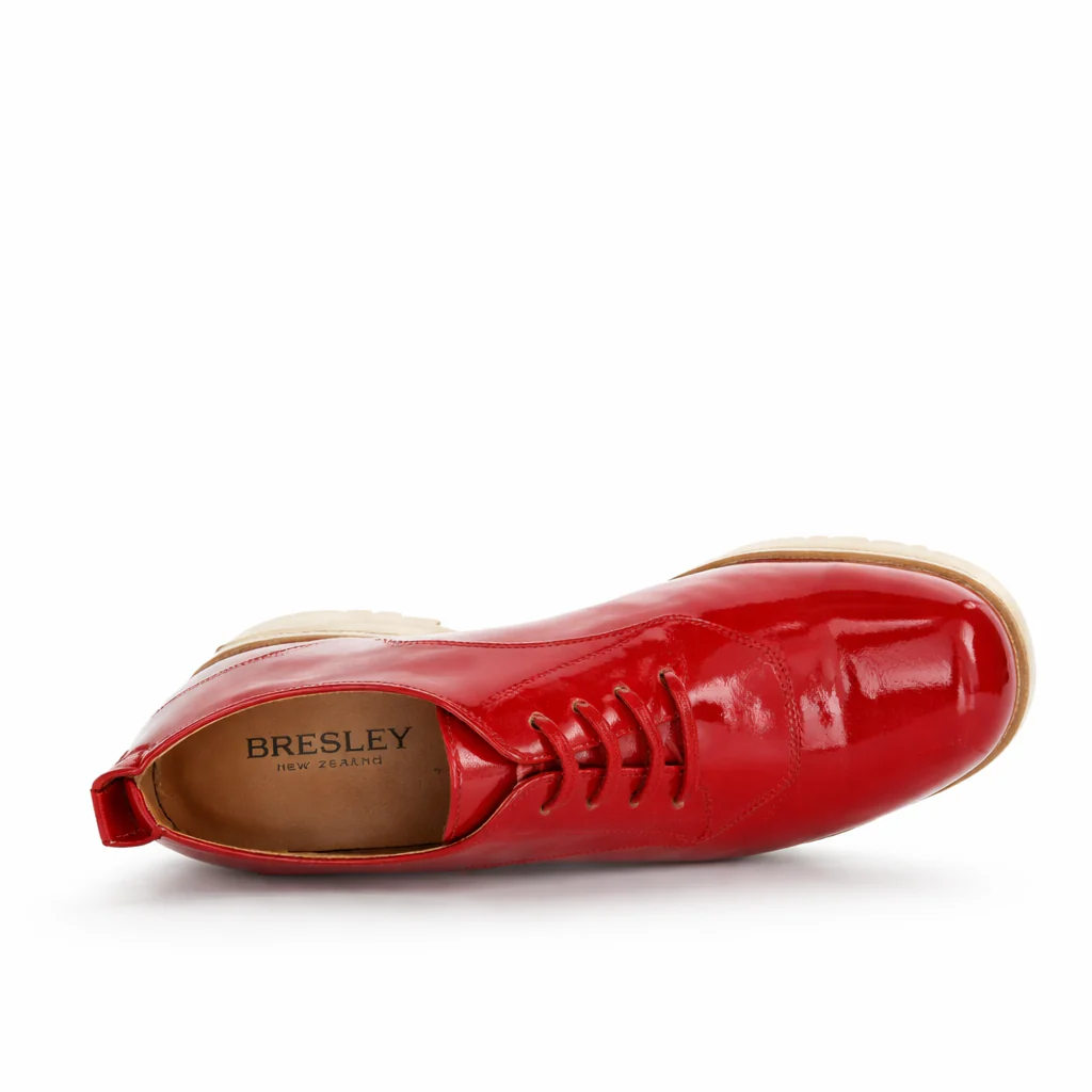 BRESLEY DAYA RED CRINKLE PAT - Image 4