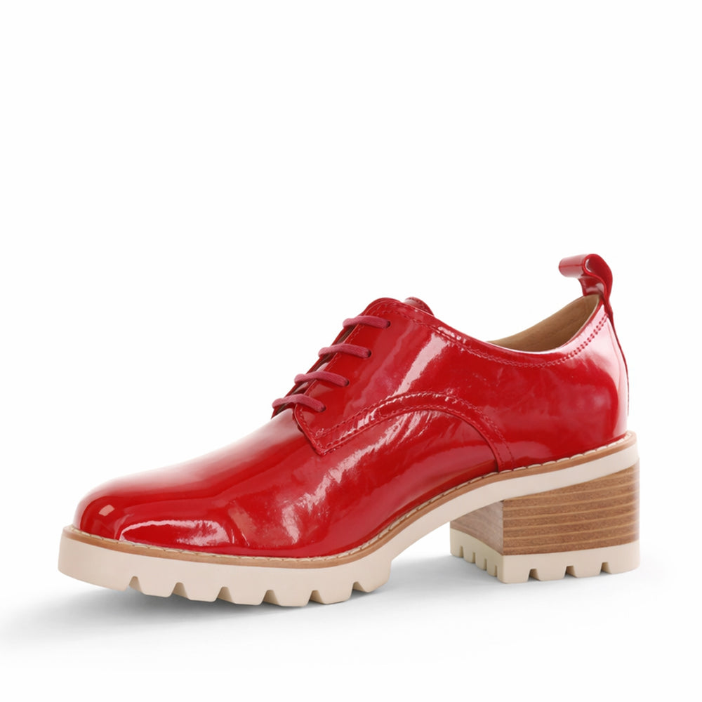 BRESLEY DAYA RED CRINKLE PAT - Image 5
