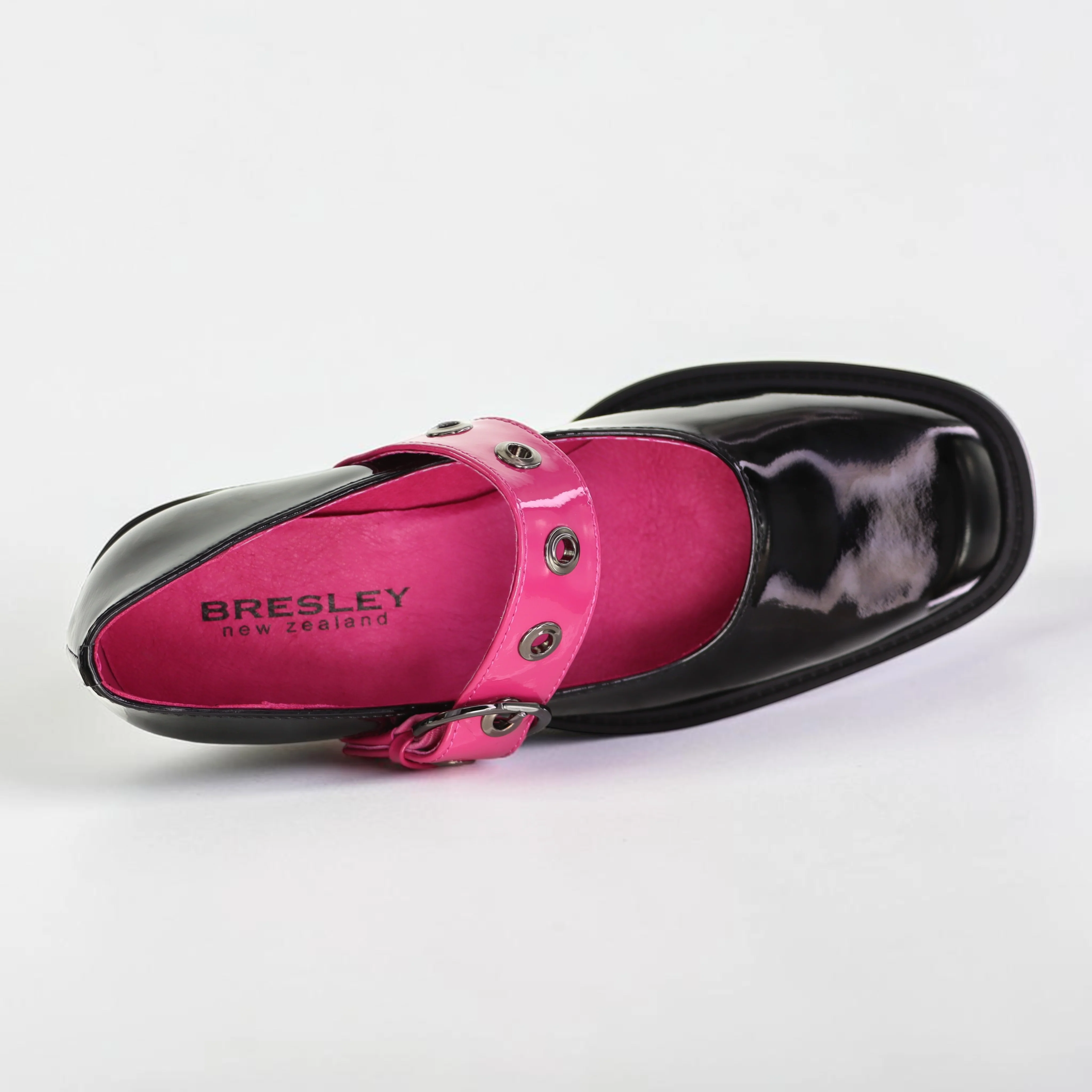 BRESLEY POLAVA BLK/HOTPINK PAT - Image 4