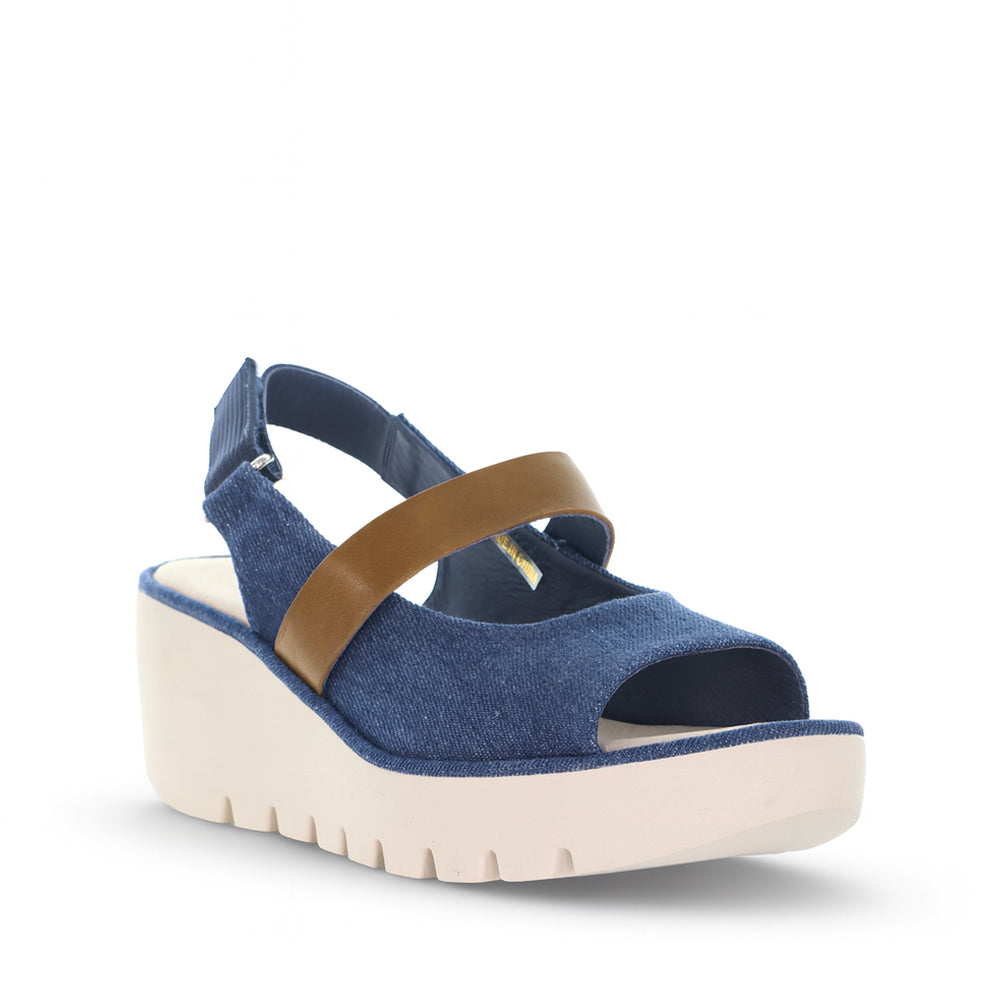 BRESLEY POLLEN DENIM / COGNAC - Image 2