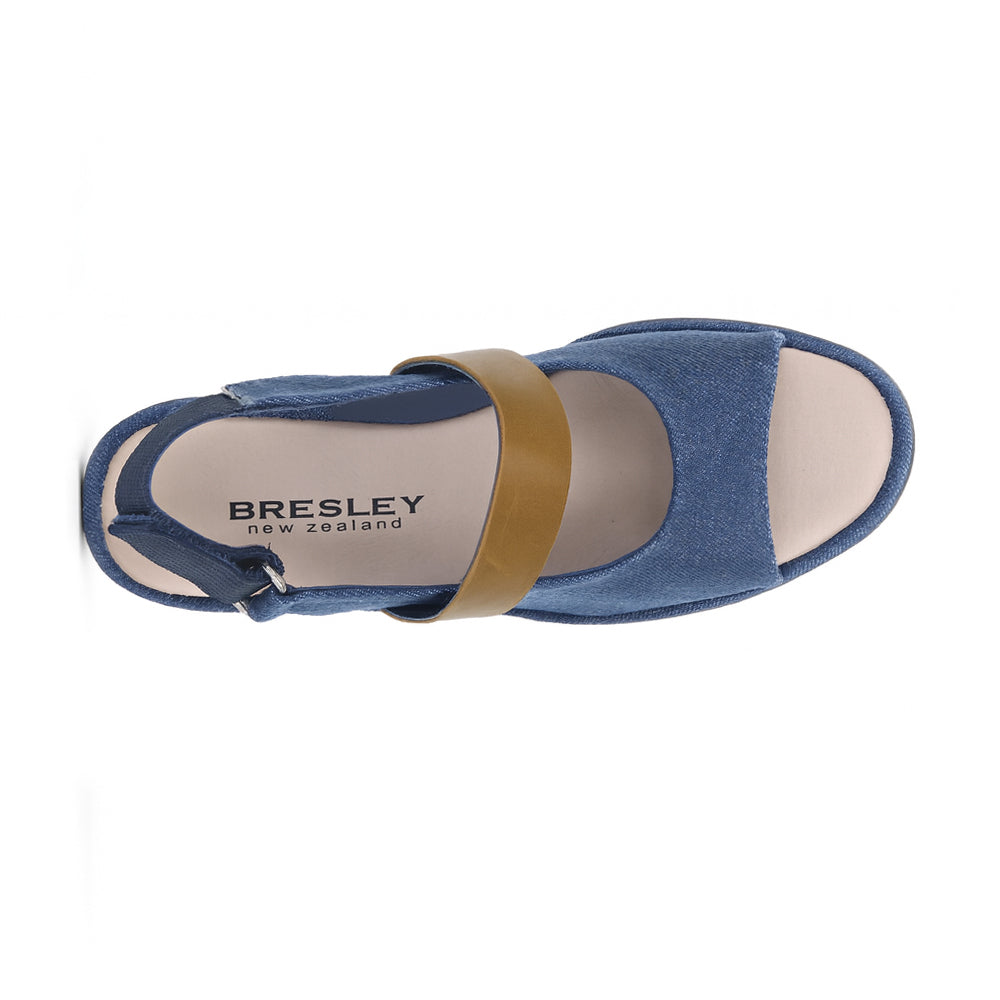 BRESLEY POLLEN DENIM / COGNAC - Image 4