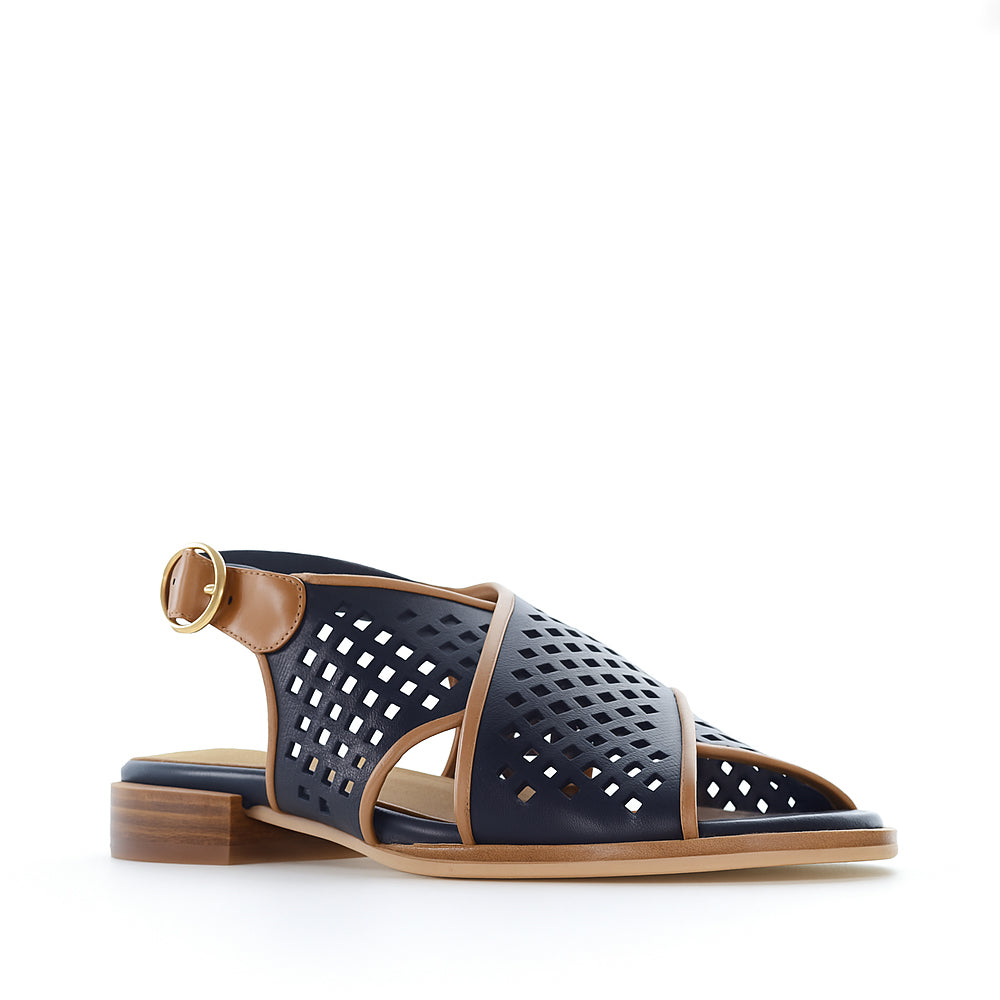 BRESLEY SAMENA NAVY TAN - Image 2