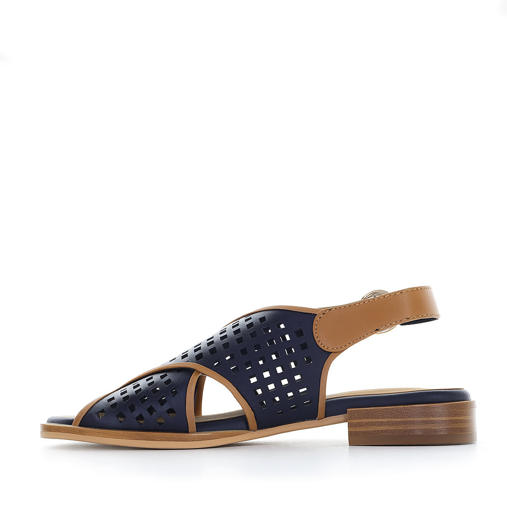 BRESLEY SAMENA NAVY TAN - Image 3