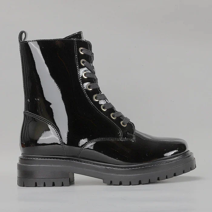 LE SANSA COOLIE BLACK PATENT