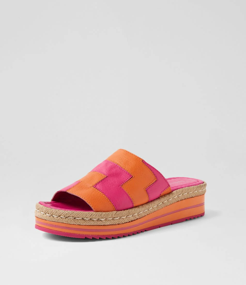 DJANGO & JULIETTE ANKITA ORANGE FUCHSIA - Image 2