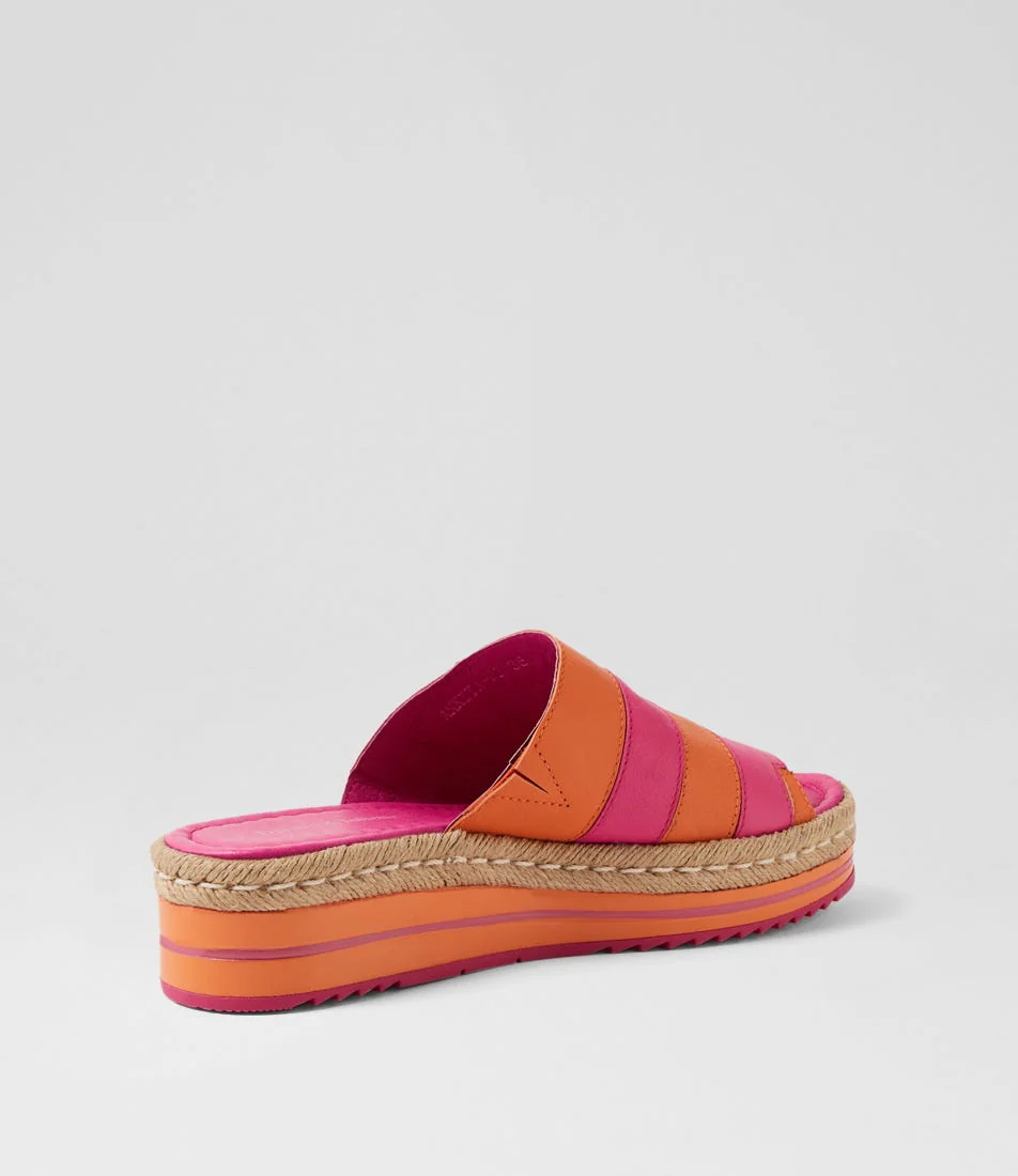 DJANGO & JULIETTE ANKITA ORANGE FUCHSIA - Image 3