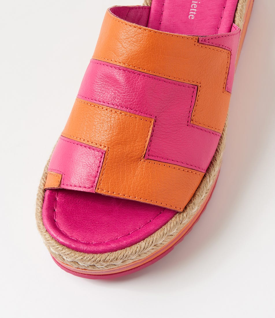 DJANGO & JULIETTE ANKITA ORANGE FUCHSIA - Image 4