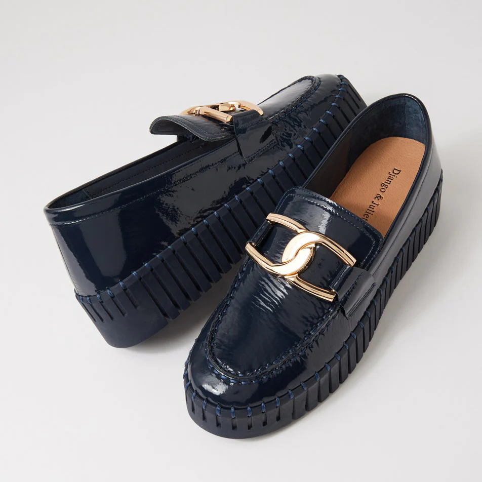 DJANGO & JULIETTE BRONTIS NAVY PATENT - Image 2