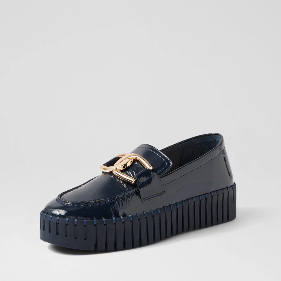 DJANGO & JULIETTE BRONTIS NAVY PATENT - Image 4