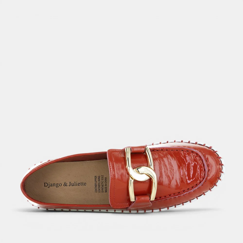 DJANGO & JULIETTE BRONTIS RED PATENT - Image 5