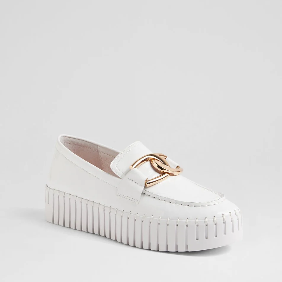 DJANGO & JULIETTE BRONTIS WHITE PATENT - Image 2