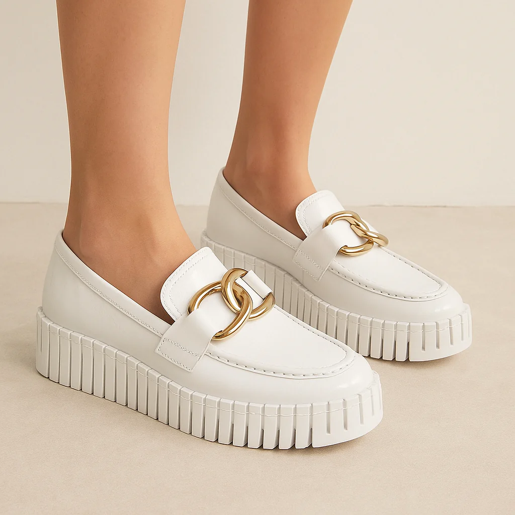 DJANGO & JULIETTE BRONTIS WHITE PATENT - Image 3