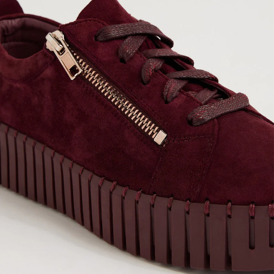 DJANGO & JULIETTE BUMP BURGUNDY SUEDE - Image 3