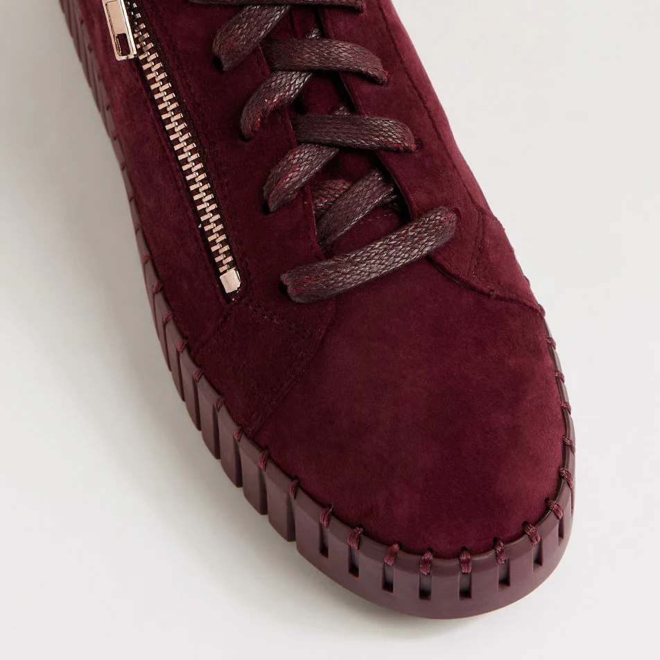 DJANGO & JULIETTE BUMP BURGUNDY SUEDE - Image 4