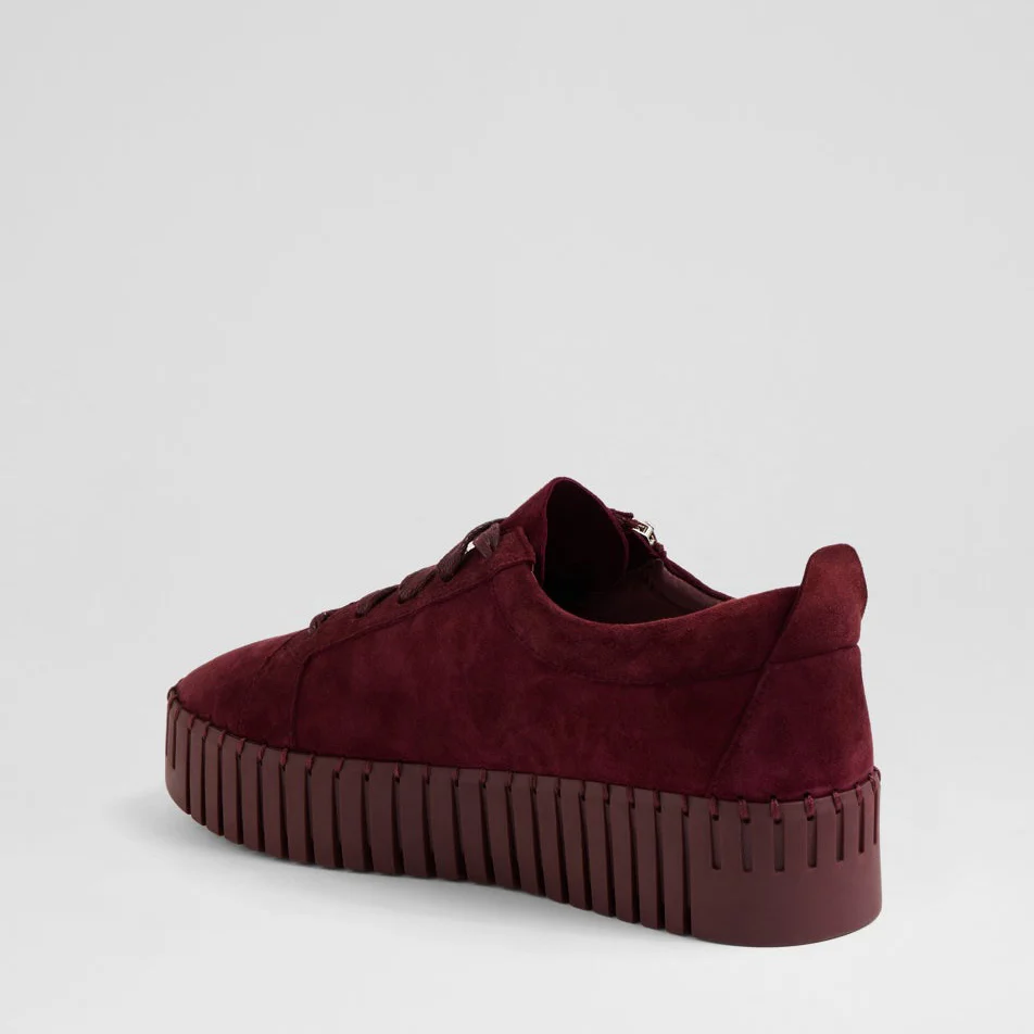DJANGO & JULIETTE BUMP BURGUNDY SUEDE - Image 5