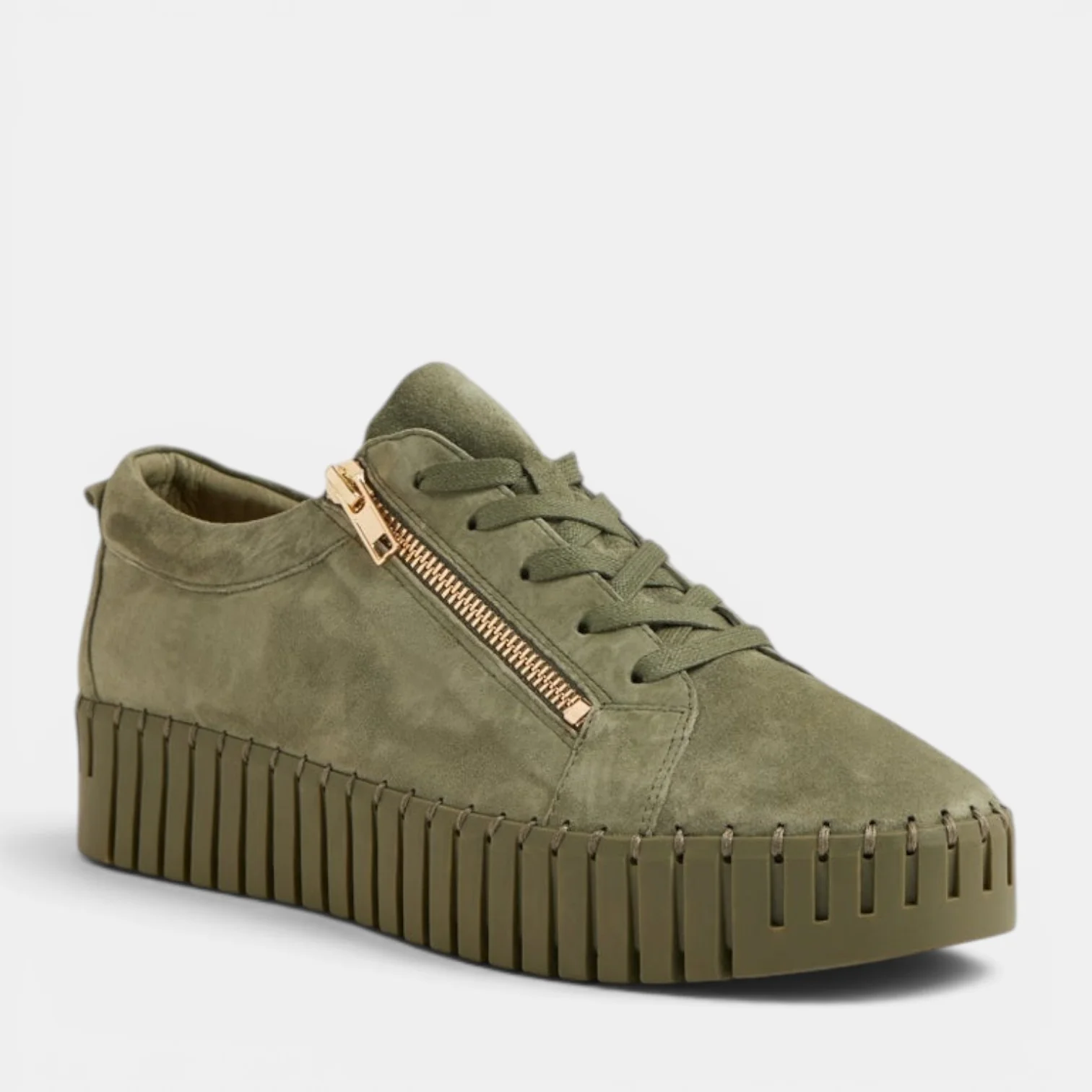 DJANGO & JULIETTE BUMP KHAKI SUEDE - Image 2