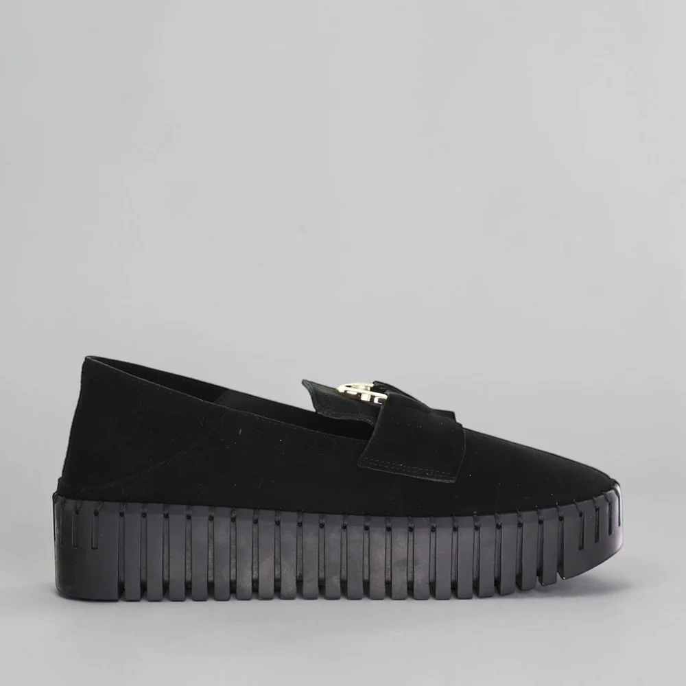 DJANGO & JULIETTE BURBANKS BLACK SUEDE