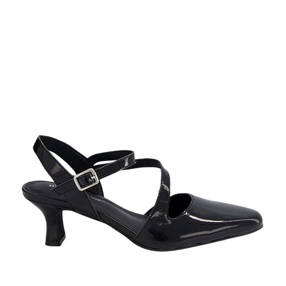 DJANGO & JULIETTE CHARISSA BLACK PATENT