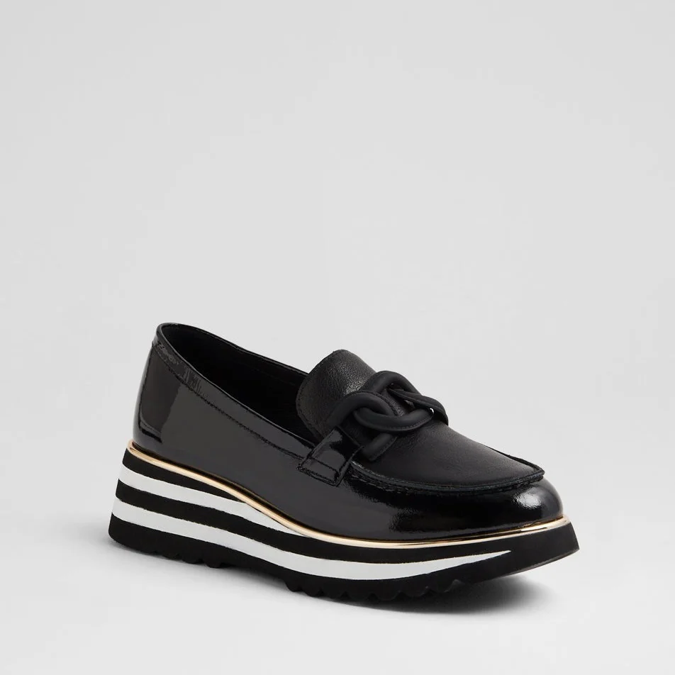 DJANGO & JULIETTE EAILA BLACK PATENT - Image 2