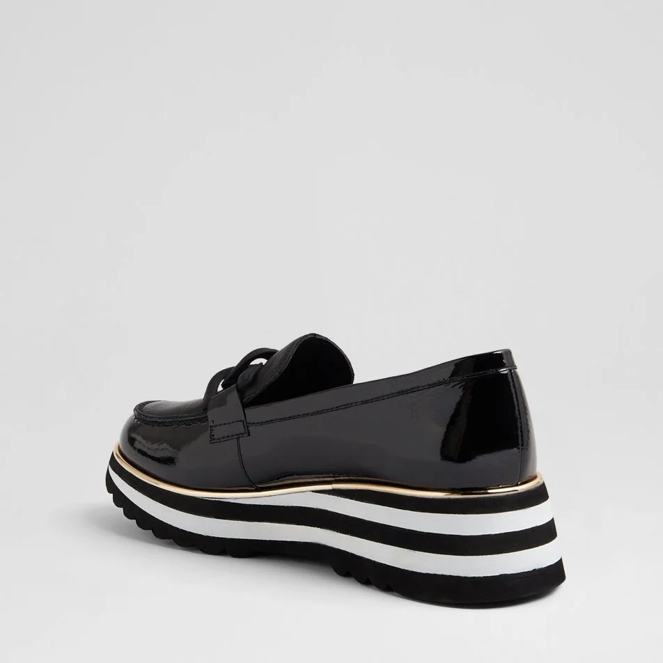 DJANGO & JULIETTE EAILA BLACK PATENT - Image 3