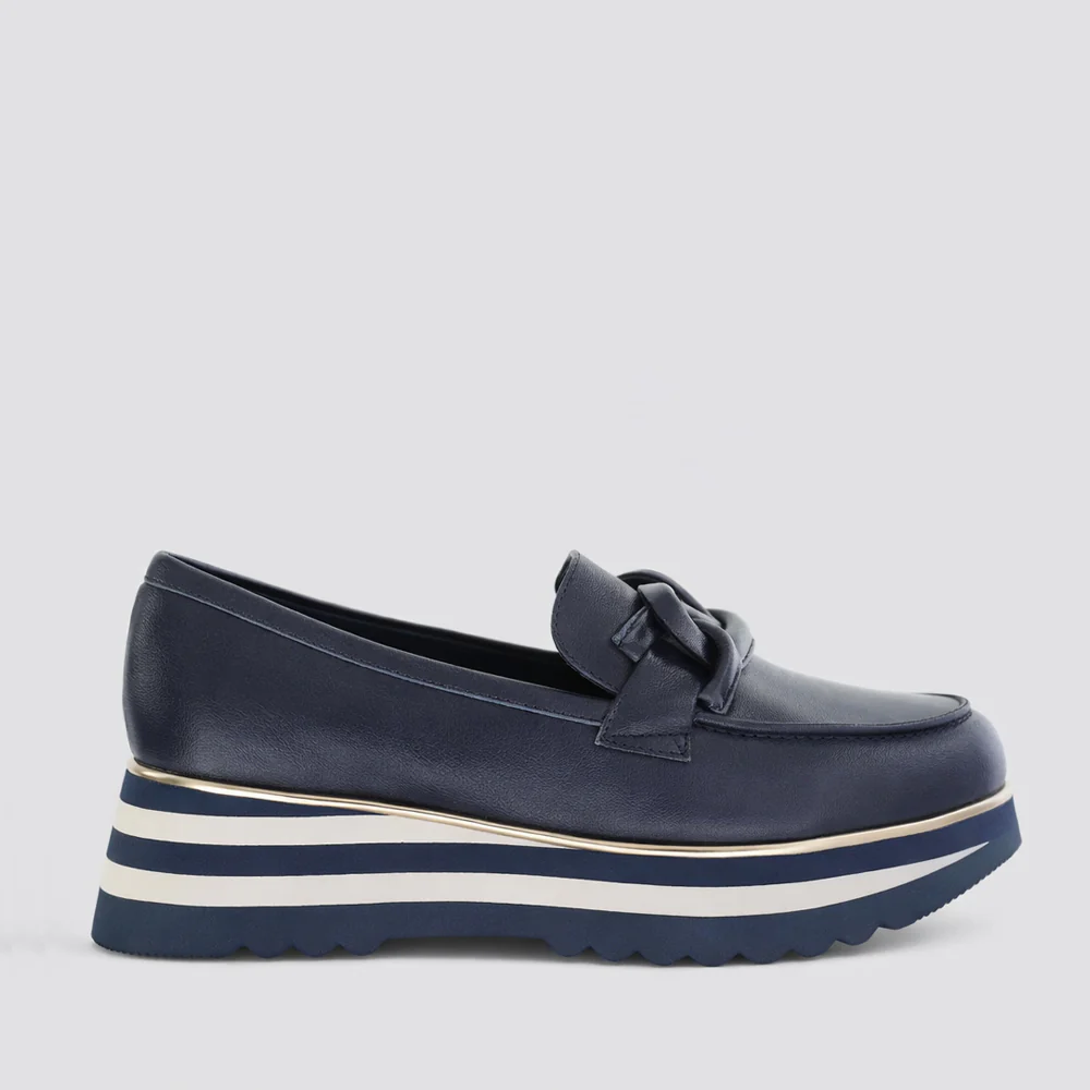 DJANGO & JULIETTE EAILA NAVY LEATHER