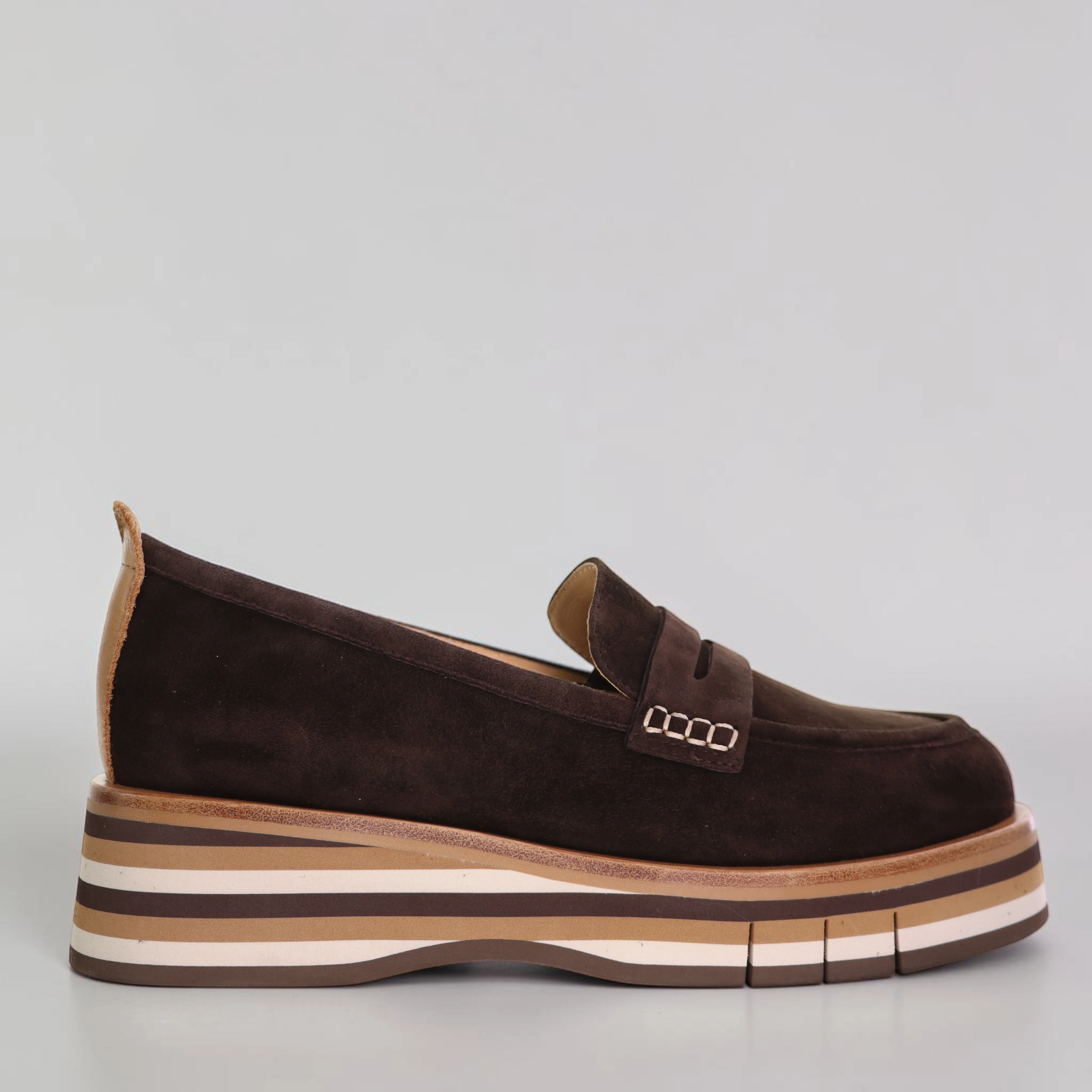 DJANGO & JULIETTE GLAMMS CHOCO COGNAC SUEDE