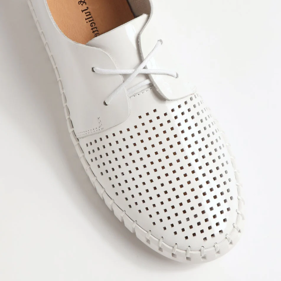 DJANGO & JULIETTE HUSTON WHITE PATENT - Image 5
