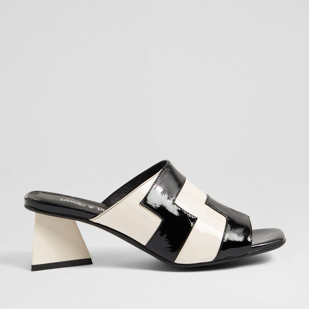 DJANGO & JULIETTE IBBEYS BLACK IVORY PATENT