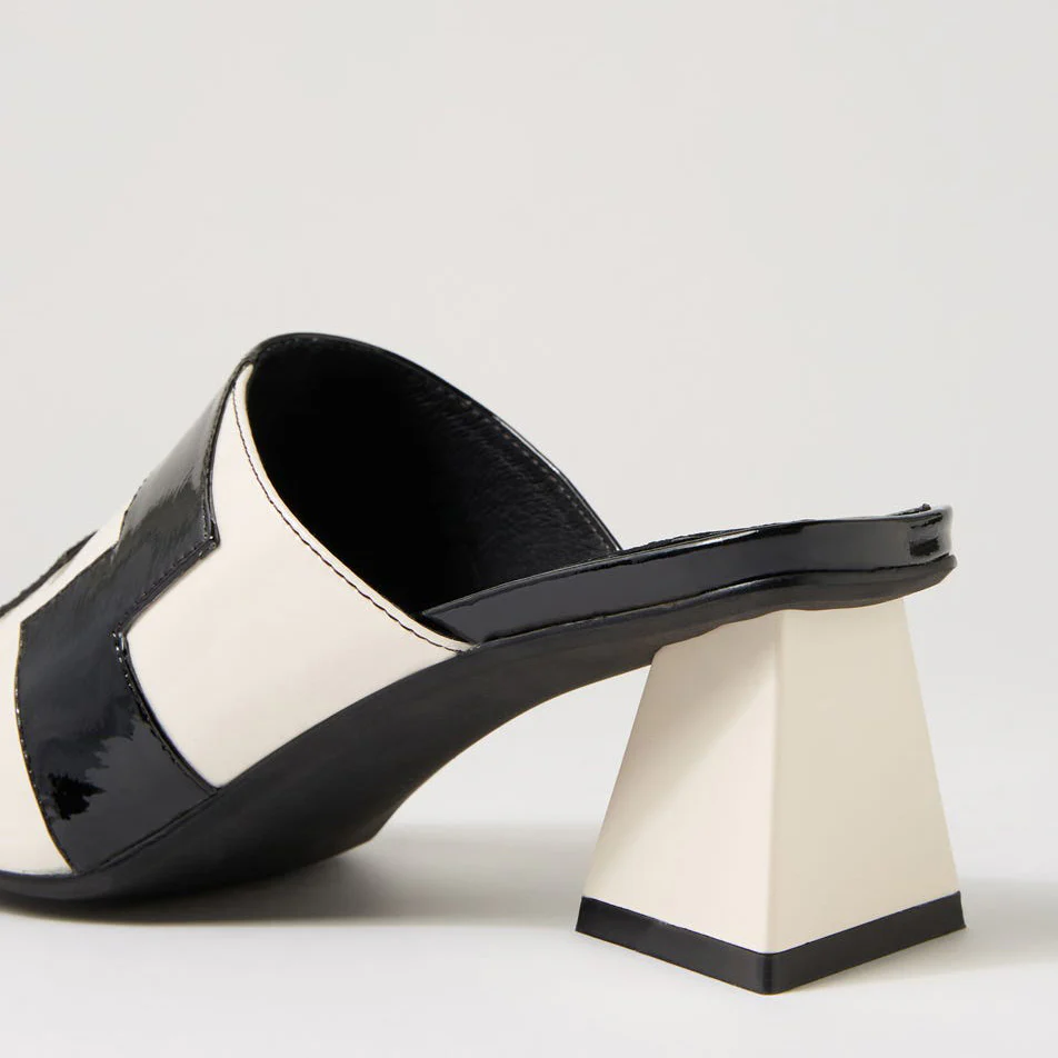 DJANGO & JULIETTE IBBEYS BLACK IVORY PATENT - Image 3