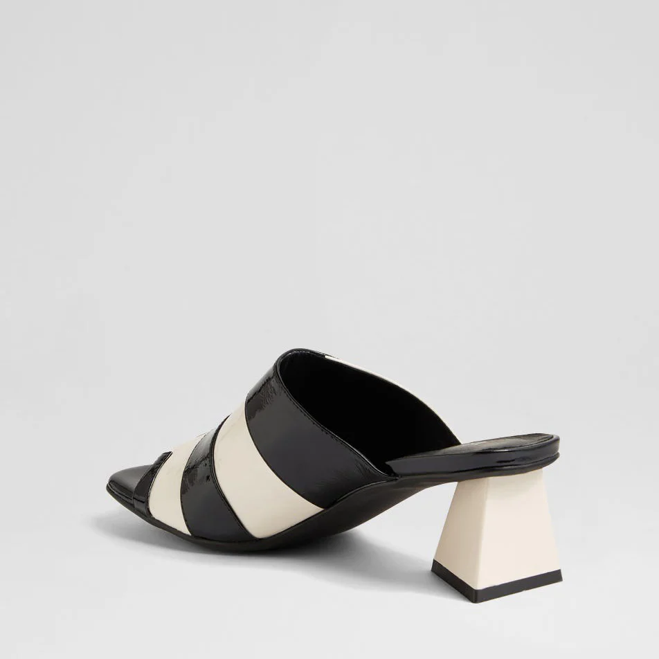 DJANGO & JULIETTE IBBEYS BLACK IVORY PATENT - Image 5