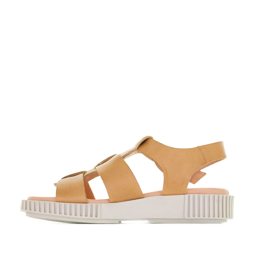 DJANGO & JULIETTE ITALA DK TAN ALMOND SOLE - Image 4