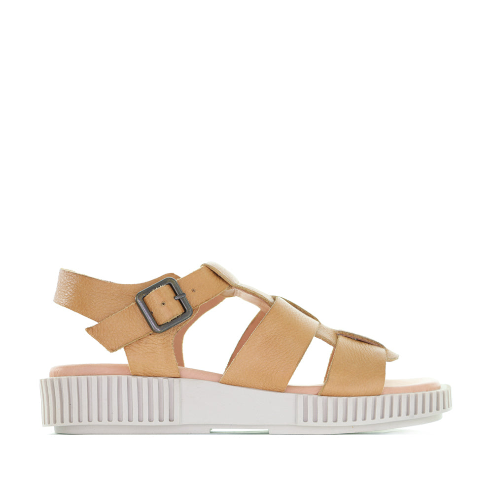 DJANGO & JULIETTE ITALA DK TAN ALMOND SOLE - Image 5