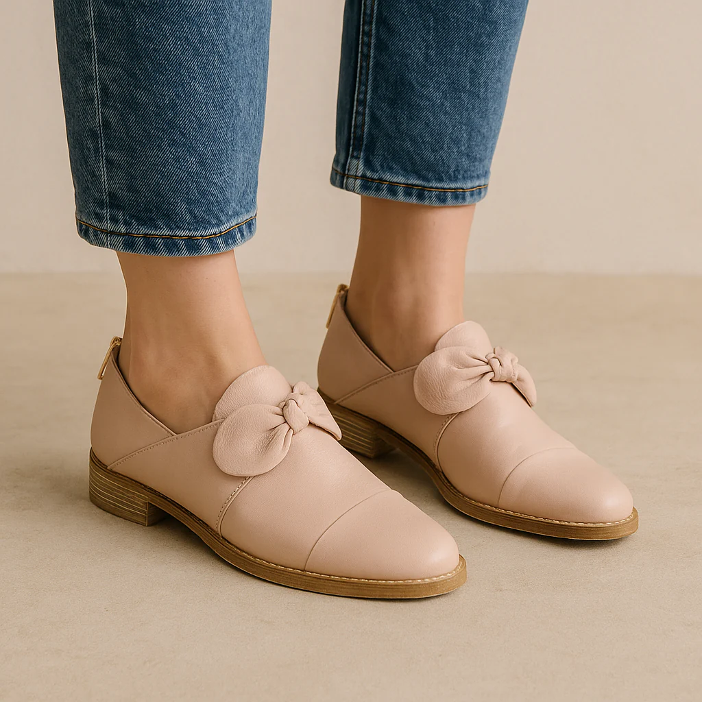 DJANGO & JULIETTE KYMANI PALE PINK LEATHER - Image 2