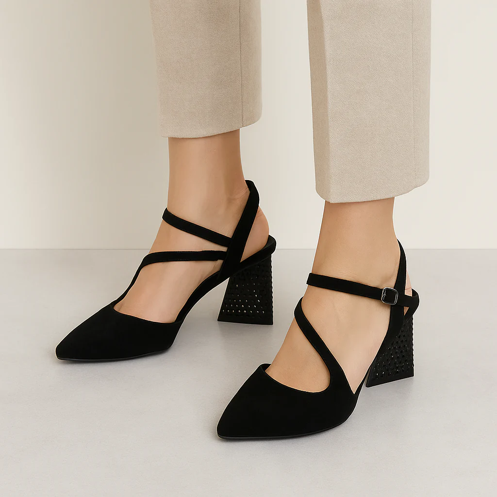 DJANGO & JULIETTE LAHTI BLACK SUEDE