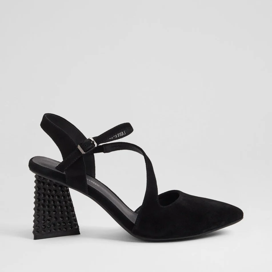 DJANGO & JULIETTE LAHTI BLACK SUEDE - Image 2