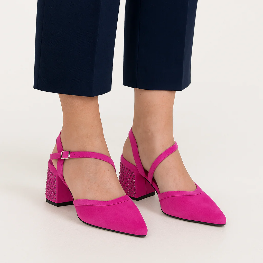DJANGO & JULIETTE LAHTI FUCHSIA SUEDE - Image 2