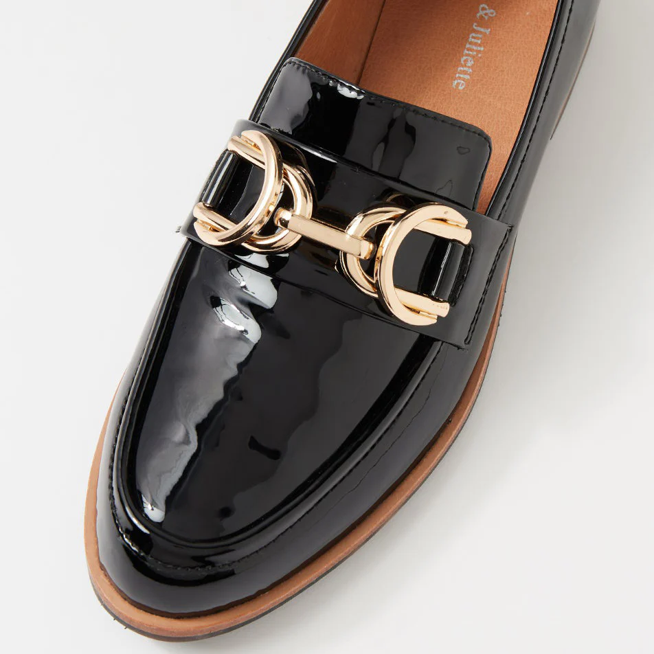 DJANGO & JULIETTE LANNCIS BLACK PATENT - Image 5