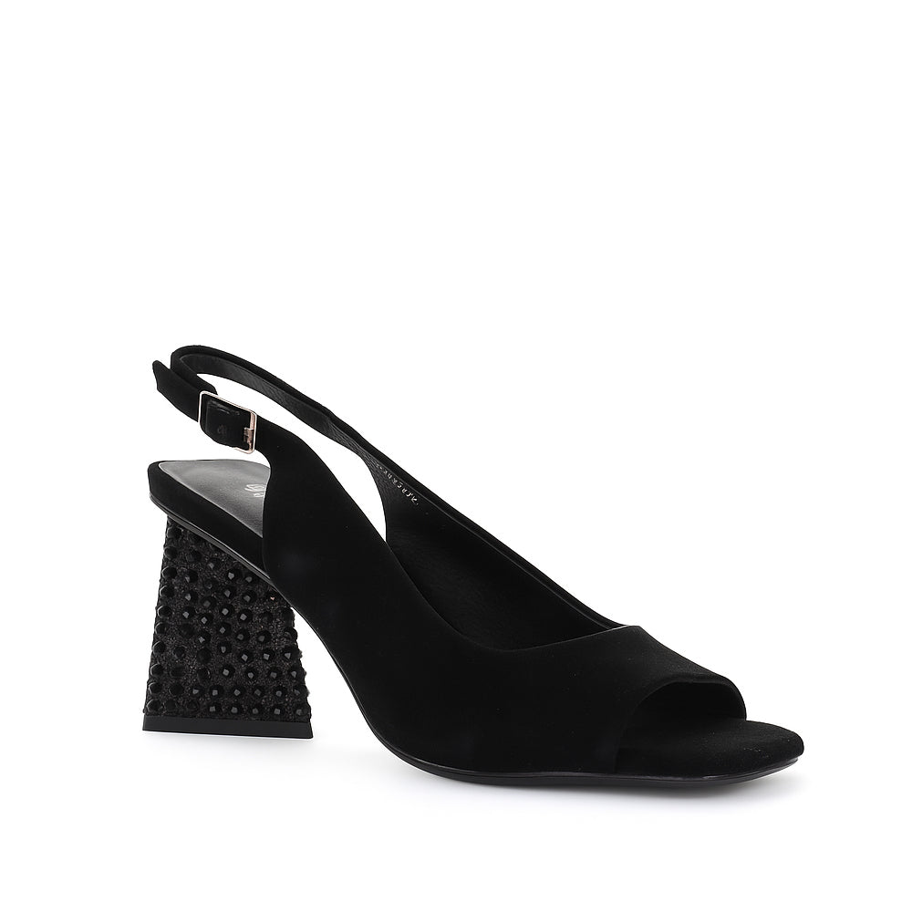 DJANGO & JULIETTE LANTOS BLACK SUEDE - Image 2