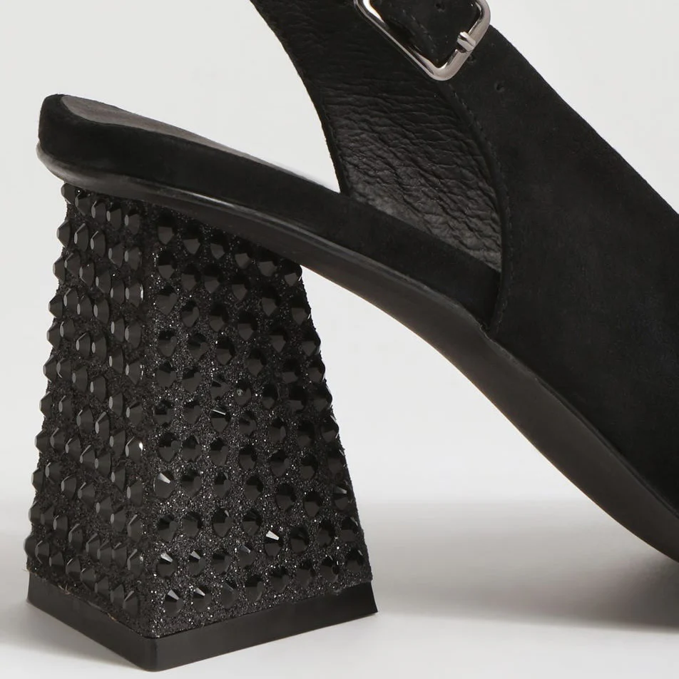 DJANGO & JULIETTE LESNOY BLACK SUEDE - Image 6