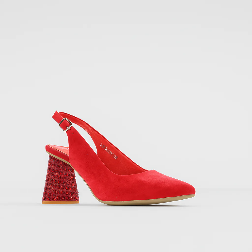 DJANGO & JULIETTE LESNOY RED SUEDE - Image 3