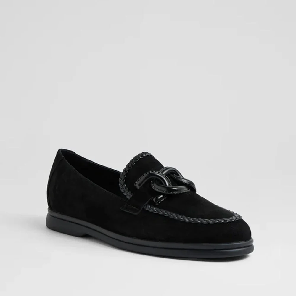 DJANGO & JULIETTE LINXEA BLACK SUEDE - Image 2