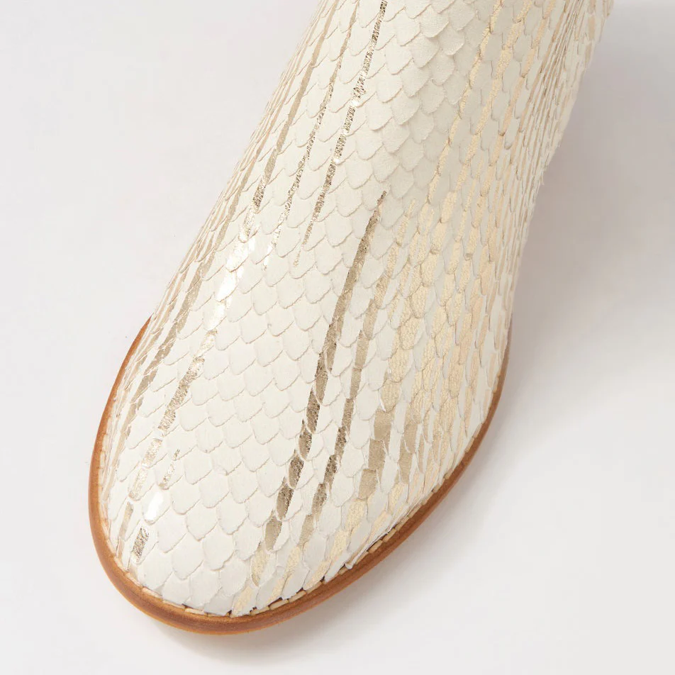 DJANGO & JULIETTE MOCKAS ALMOND METALLIC - Image 3