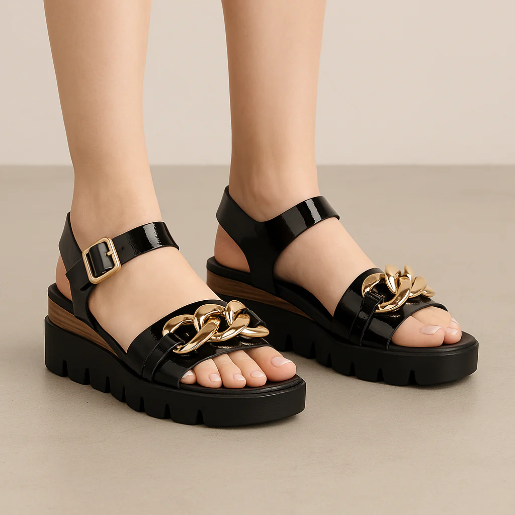 DJANGO & JULIETTE RACAS BLACK NATURAL PATENT - Image 7